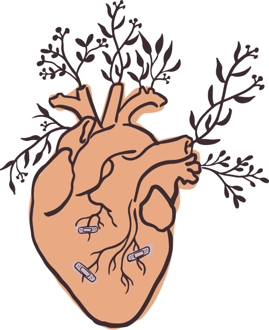 Illustration Coeur Approche de la kinésiologie recherche dans le corps